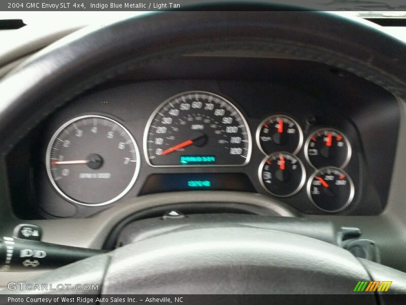 Indigo Blue Metallic / Light Tan 2004 GMC Envoy SLT 4x4