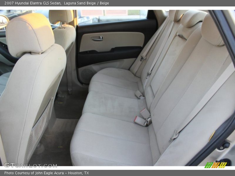Laguna Sand Beige / Beige 2007 Hyundai Elantra GLS Sedan