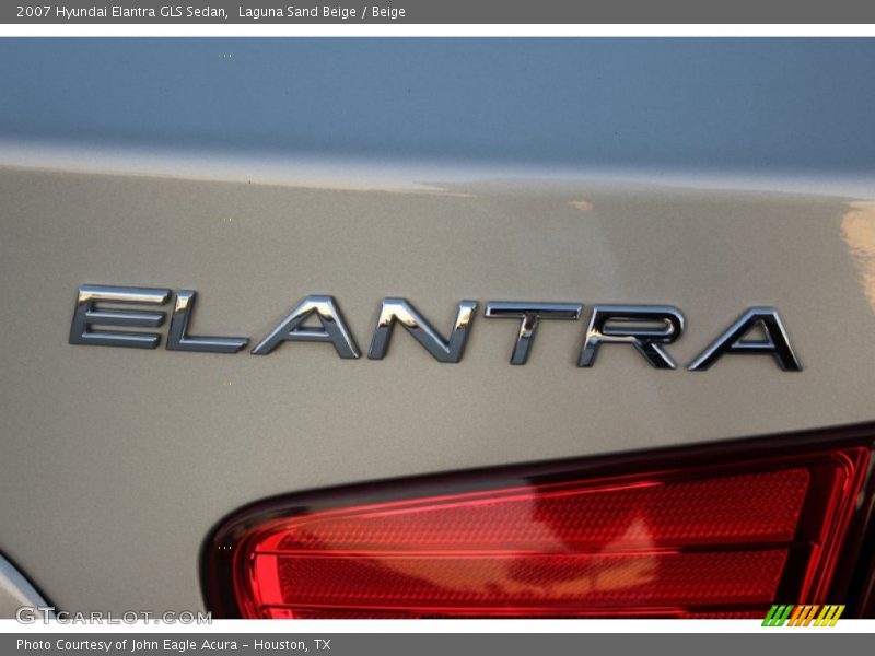 Laguna Sand Beige / Beige 2007 Hyundai Elantra GLS Sedan