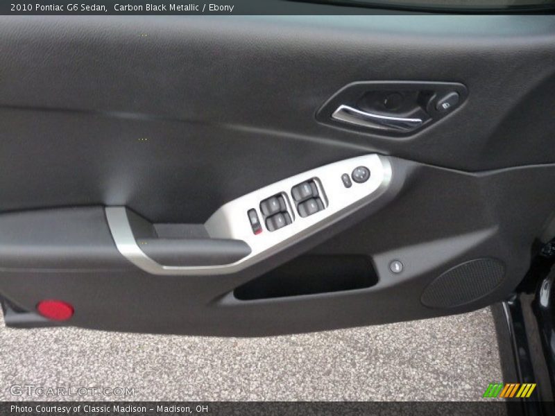Carbon Black Metallic / Ebony 2010 Pontiac G6 Sedan