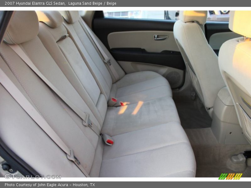 Laguna Sand Beige / Beige 2007 Hyundai Elantra GLS Sedan