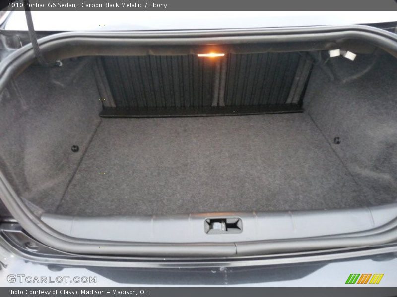 Carbon Black Metallic / Ebony 2010 Pontiac G6 Sedan