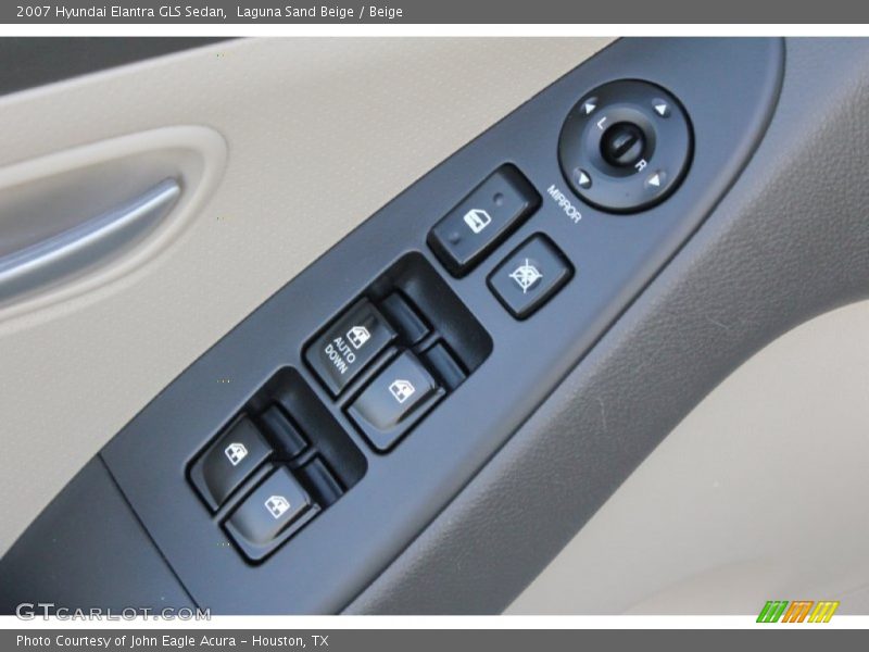 Laguna Sand Beige / Beige 2007 Hyundai Elantra GLS Sedan