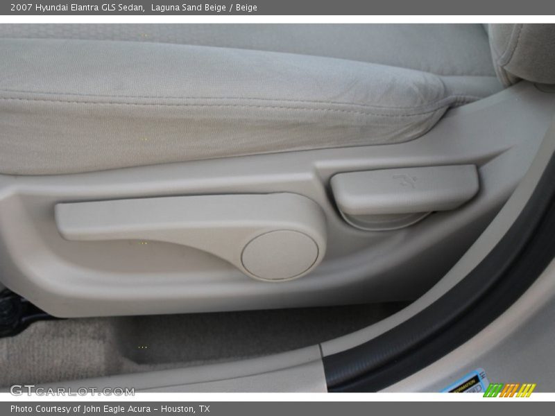 Laguna Sand Beige / Beige 2007 Hyundai Elantra GLS Sedan