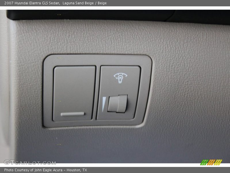 Laguna Sand Beige / Beige 2007 Hyundai Elantra GLS Sedan