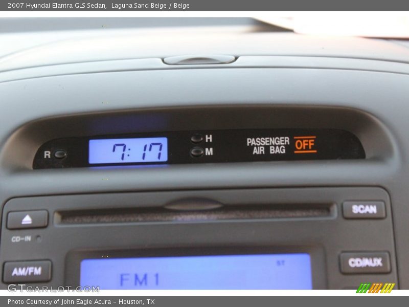 Laguna Sand Beige / Beige 2007 Hyundai Elantra GLS Sedan