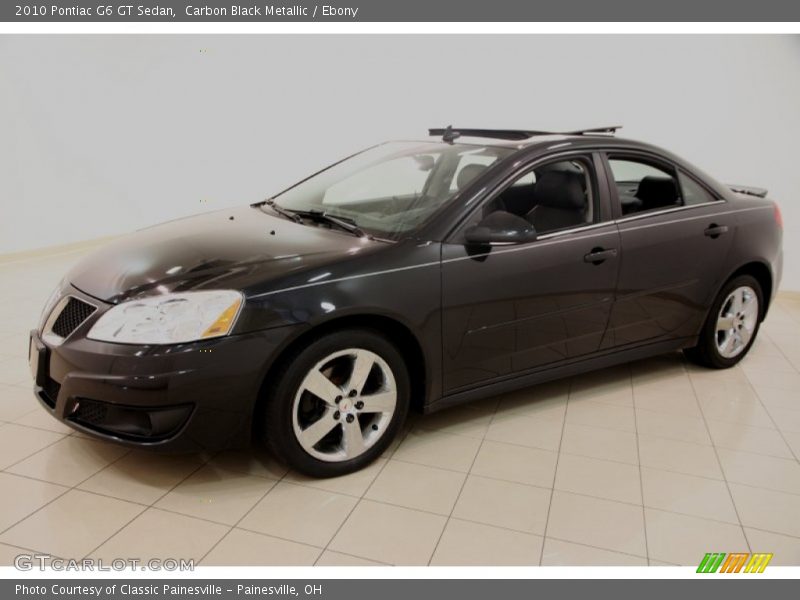 Carbon Black Metallic / Ebony 2010 Pontiac G6 GT Sedan