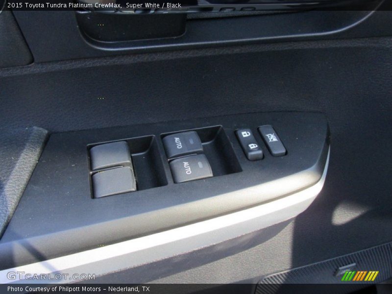 Super White / Black 2015 Toyota Tundra Platinum CrewMax