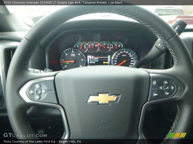 Tungsten Metallic / Jet Black 2015 Chevrolet Silverado 2500HD LT Double Cab 4x4