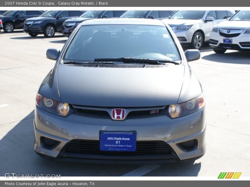 Galaxy Gray Metallic / Black 2007 Honda Civic Si Coupe