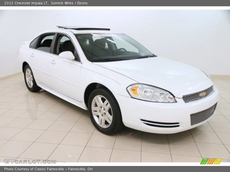 Summit White / Ebony 2013 Chevrolet Impala LT