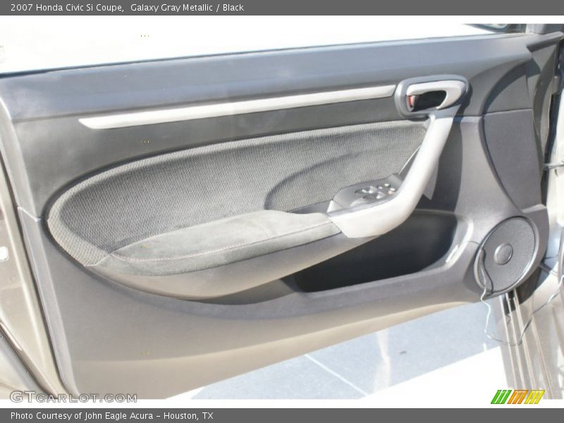 Galaxy Gray Metallic / Black 2007 Honda Civic Si Coupe