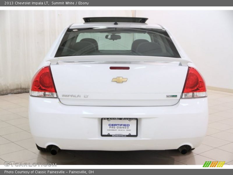 Summit White / Ebony 2013 Chevrolet Impala LT