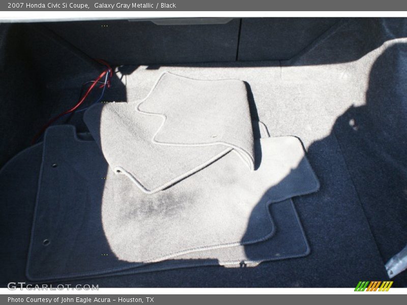 Galaxy Gray Metallic / Black 2007 Honda Civic Si Coupe