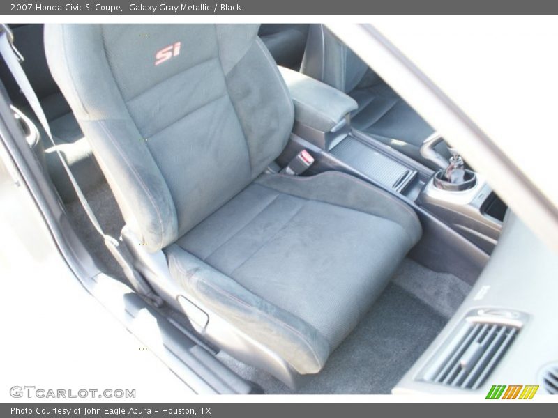 Galaxy Gray Metallic / Black 2007 Honda Civic Si Coupe
