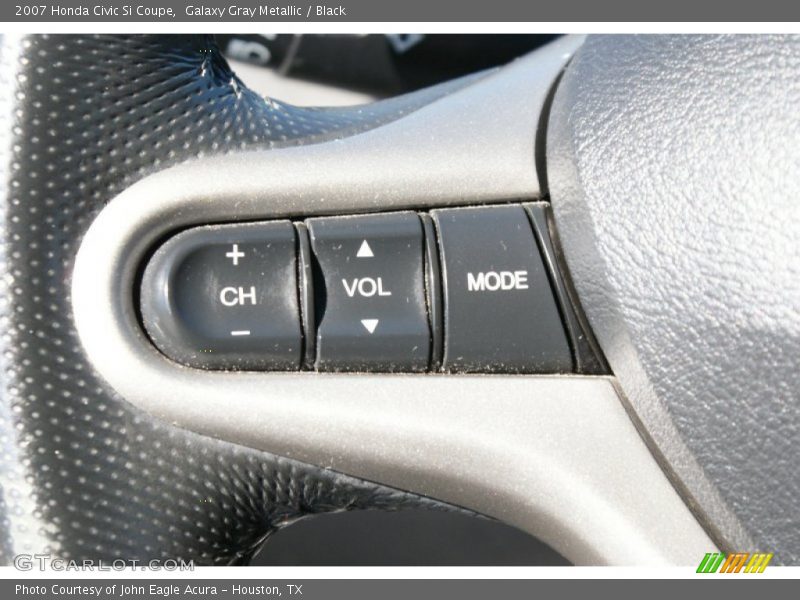 Galaxy Gray Metallic / Black 2007 Honda Civic Si Coupe