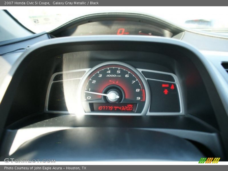 Galaxy Gray Metallic / Black 2007 Honda Civic Si Coupe