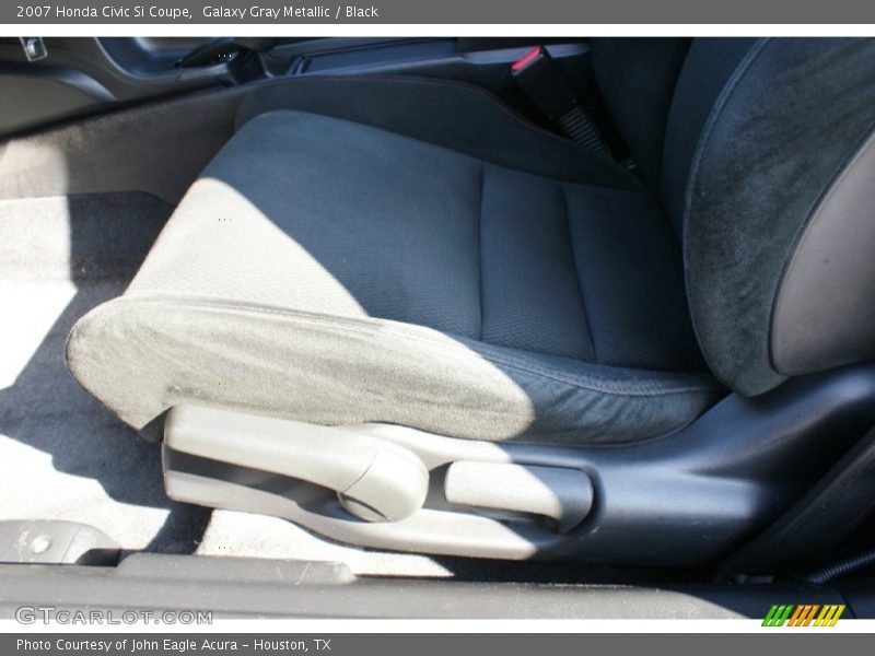 Galaxy Gray Metallic / Black 2007 Honda Civic Si Coupe