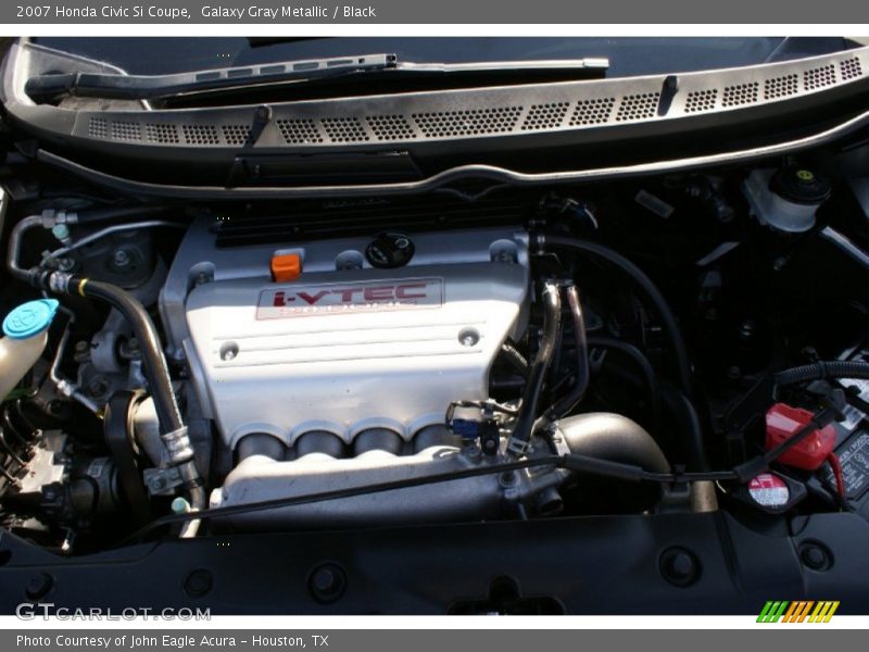 Galaxy Gray Metallic / Black 2007 Honda Civic Si Coupe