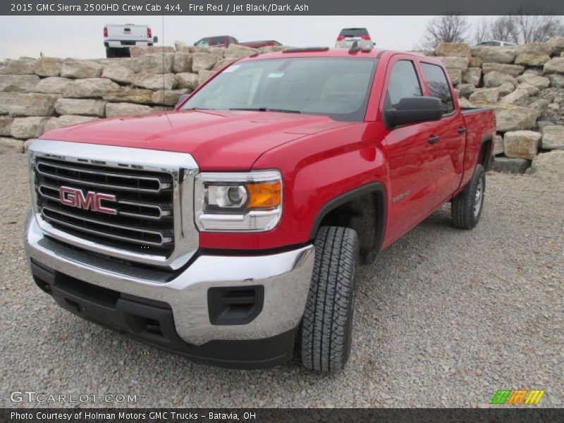 Fire Red / Jet Black/Dark Ash 2015 GMC Sierra 2500HD Crew Cab 4x4