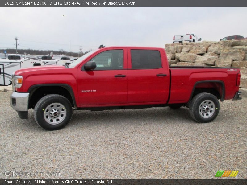 Fire Red / Jet Black/Dark Ash 2015 GMC Sierra 2500HD Crew Cab 4x4