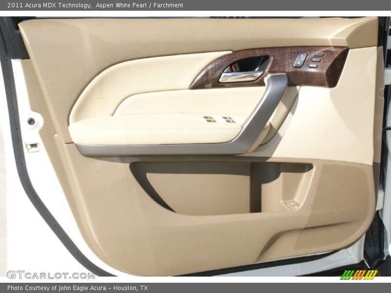 Aspen White Pearl / Parchment 2011 Acura MDX Technology