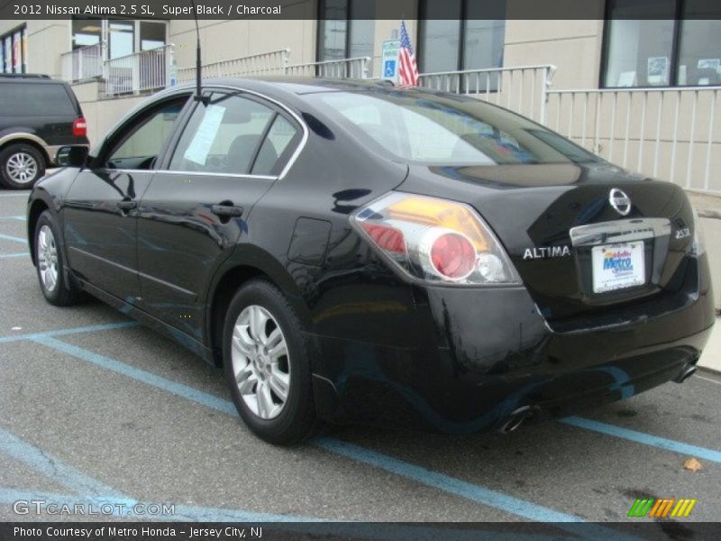 Super Black / Charcoal 2012 Nissan Altima 2.5 SL