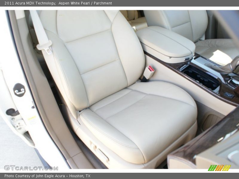 Aspen White Pearl / Parchment 2011 Acura MDX Technology