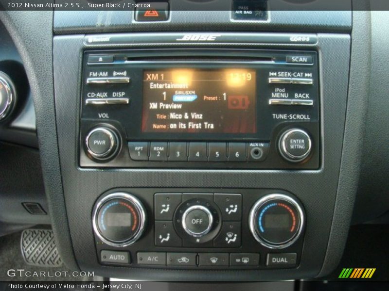 Super Black / Charcoal 2012 Nissan Altima 2.5 SL