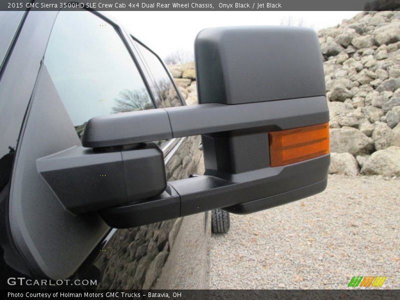 Onyx Black / Jet Black 2015 GMC Sierra 3500HD SLE Crew Cab 4x4 Dual Rear Wheel Chassis