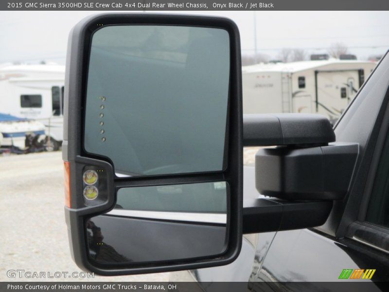 Onyx Black / Jet Black 2015 GMC Sierra 3500HD SLE Crew Cab 4x4 Dual Rear Wheel Chassis