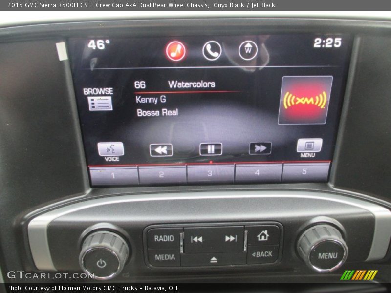 Onyx Black / Jet Black 2015 GMC Sierra 3500HD SLE Crew Cab 4x4 Dual Rear Wheel Chassis