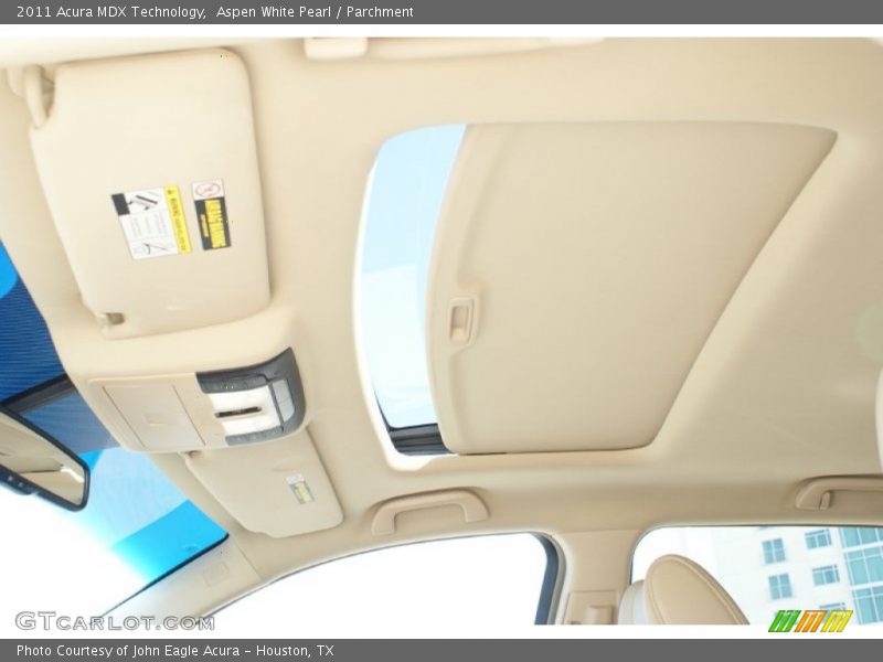 Aspen White Pearl / Parchment 2011 Acura MDX Technology