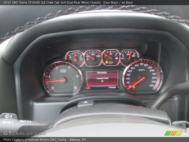  2015 Sierra 3500HD SLE Crew Cab 4x4 Dual Rear Wheel Chassis SLE Crew Cab 4x4 Dual Rear Wheel Chassis Gauges