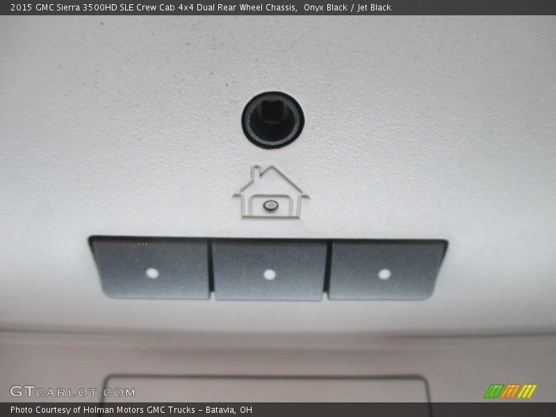 Onyx Black / Jet Black 2015 GMC Sierra 3500HD SLE Crew Cab 4x4 Dual Rear Wheel Chassis