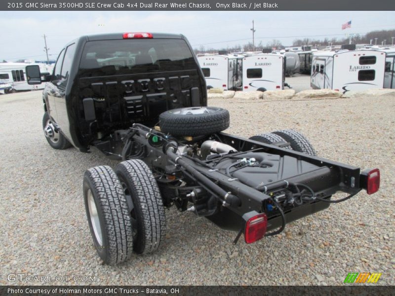 Onyx Black / Jet Black 2015 GMC Sierra 3500HD SLE Crew Cab 4x4 Dual Rear Wheel Chassis