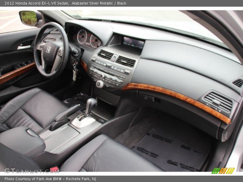 Alabaster Silver Metallic / Black 2012 Honda Accord EX-L V6 Sedan