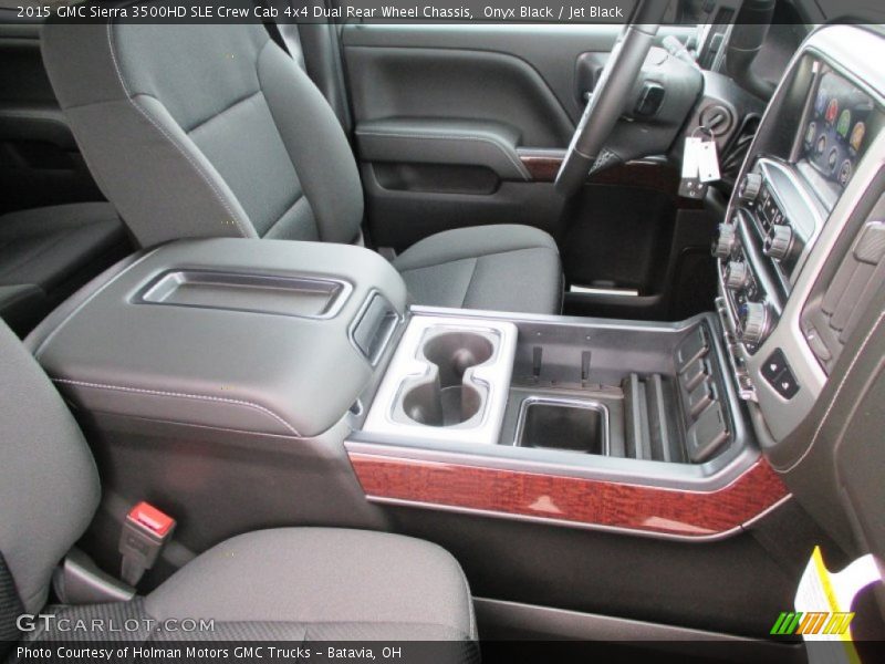 Onyx Black / Jet Black 2015 GMC Sierra 3500HD SLE Crew Cab 4x4 Dual Rear Wheel Chassis