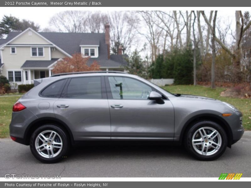 Meteor Grey Metallic / Black 2012 Porsche Cayenne