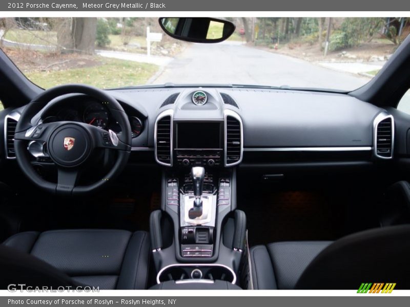 Meteor Grey Metallic / Black 2012 Porsche Cayenne
