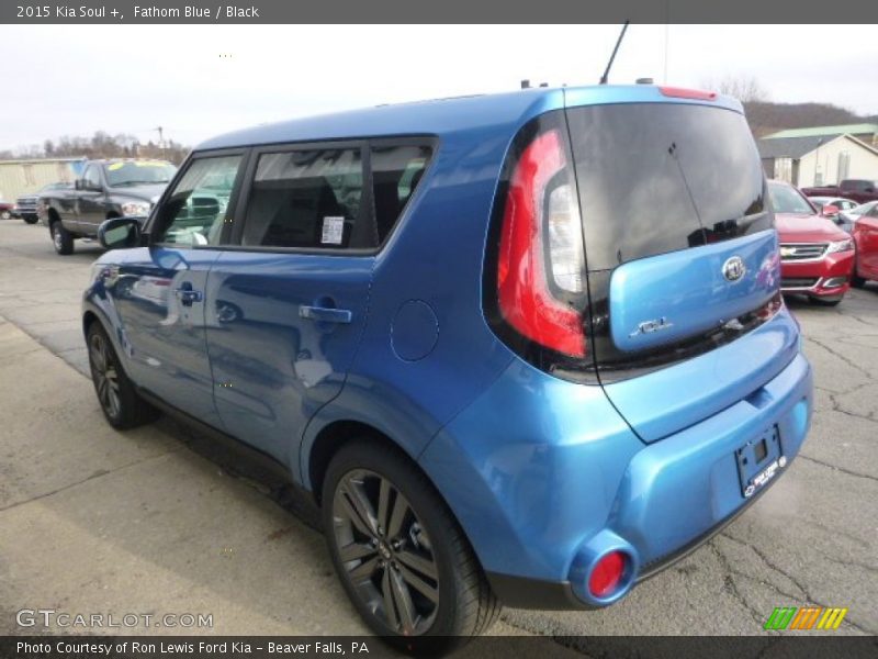 Fathom Blue / Black 2015 Kia Soul +