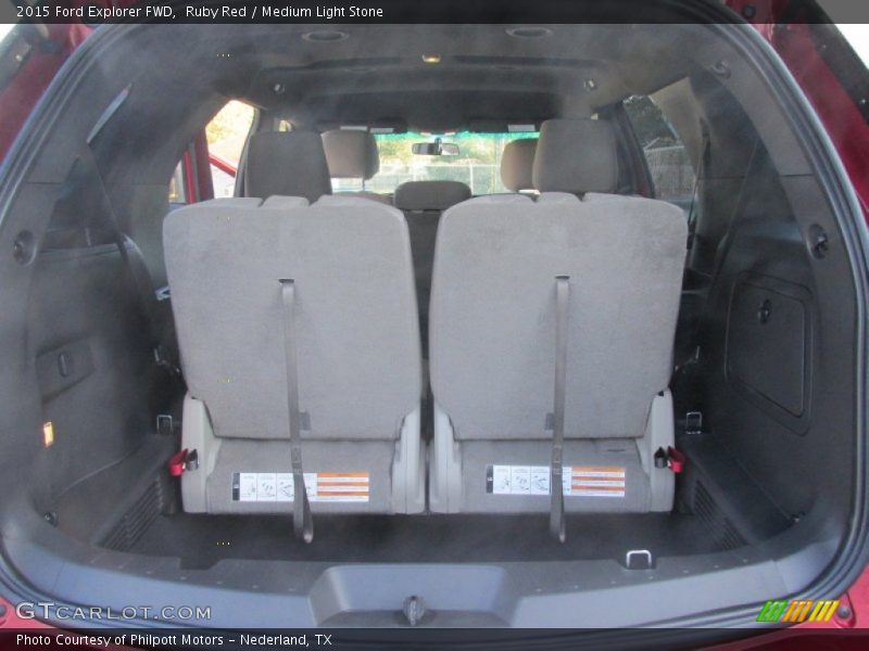 Ruby Red / Medium Light Stone 2015 Ford Explorer FWD