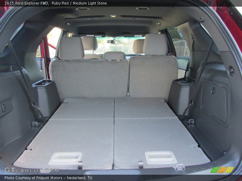 Ruby Red / Medium Light Stone 2015 Ford Explorer FWD