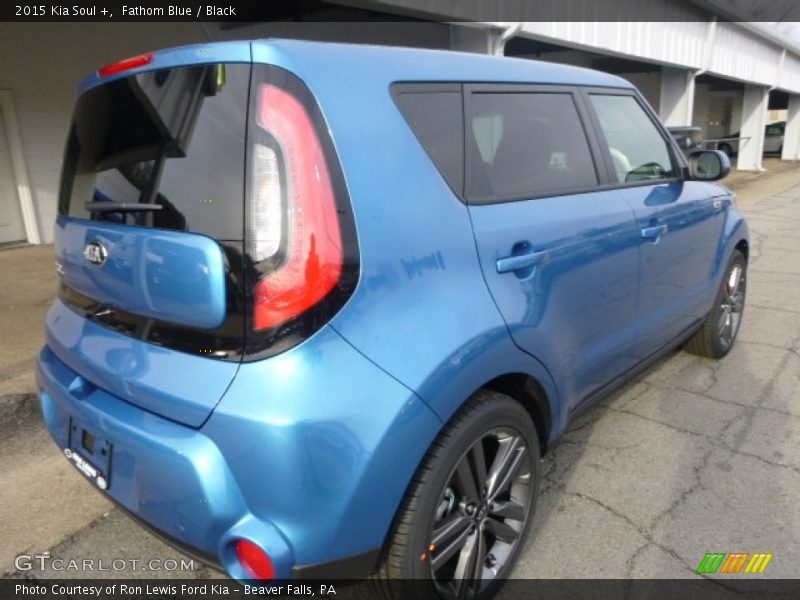 Fathom Blue / Black 2015 Kia Soul +