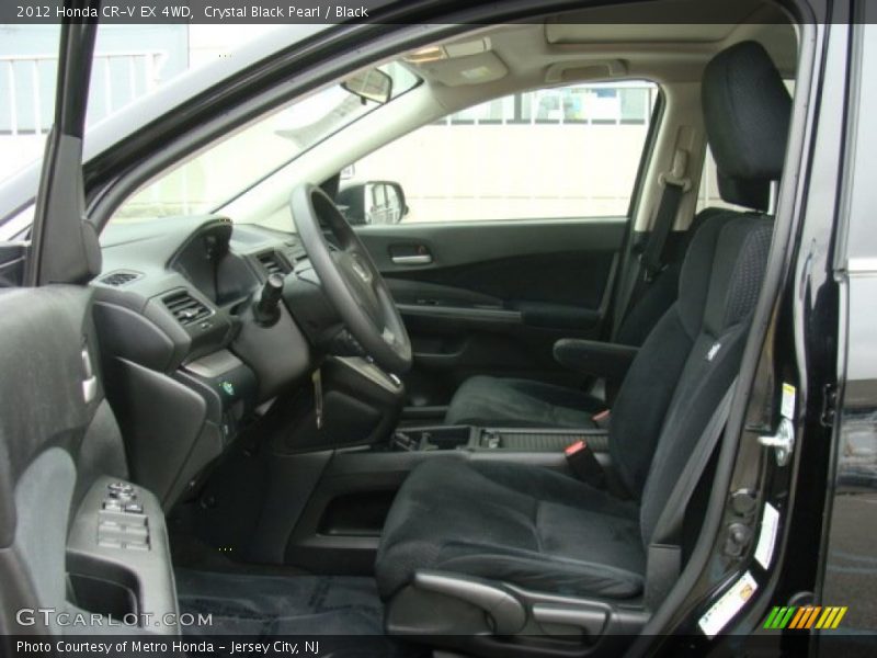 Crystal Black Pearl / Black 2012 Honda CR-V EX 4WD