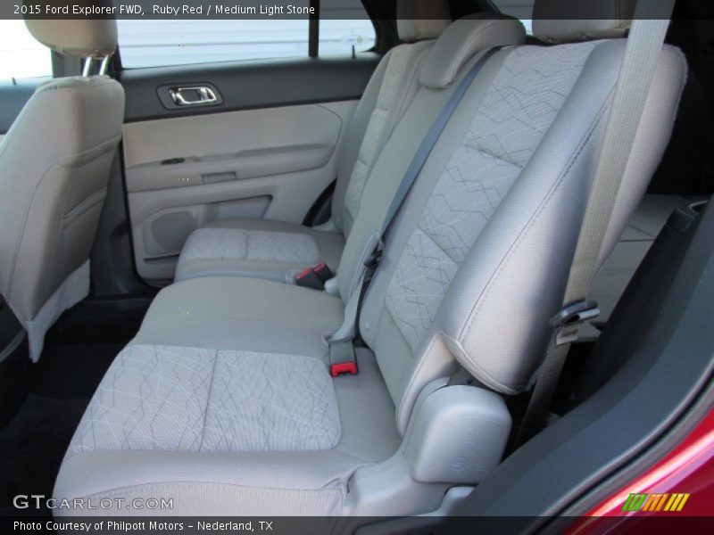 Ruby Red / Medium Light Stone 2015 Ford Explorer FWD
