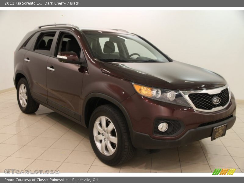 Dark Cherry / Black 2011 Kia Sorento LX