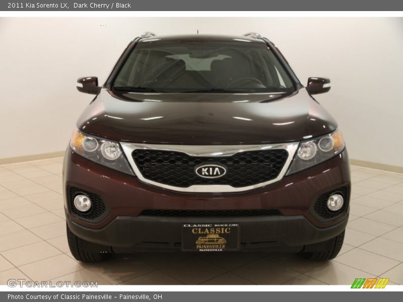 Dark Cherry / Black 2011 Kia Sorento LX