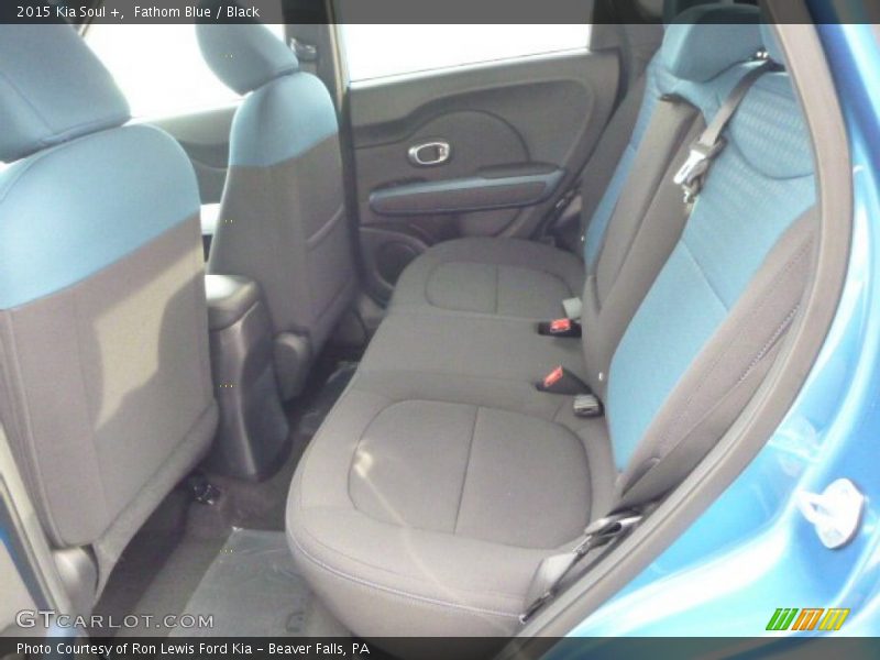 Rear Seat of 2015 Soul +