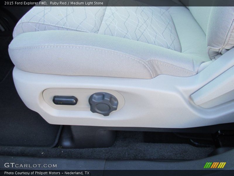 Ruby Red / Medium Light Stone 2015 Ford Explorer FWD